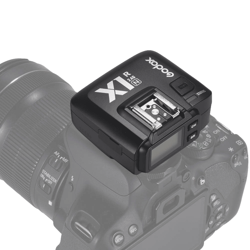 Buy Godox X1R-N Wireless Flash Trigger for Nikon (Built-in 2.4G ...